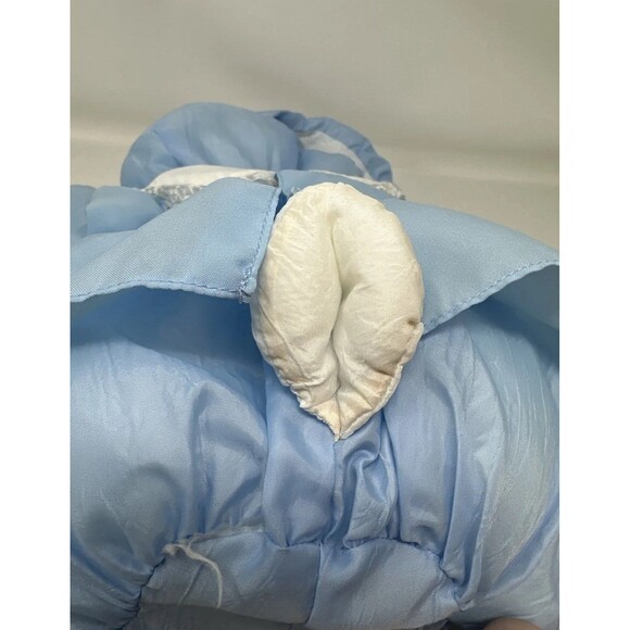 Fisher Price Puffalumps 16" Blue Bunny Rabbit with Original Blue Dress 1986 FS - Picture 3 of 5